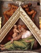 Michelangelo Buonarroti Ancestors of Christ china oil painting reproduction